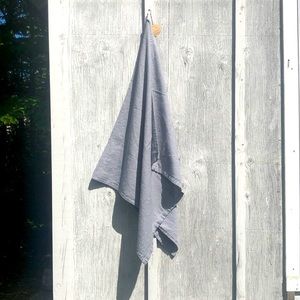 Flax Linen Bath Sheet in Storm